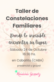 Taller presencial de Constelaciones Familiares